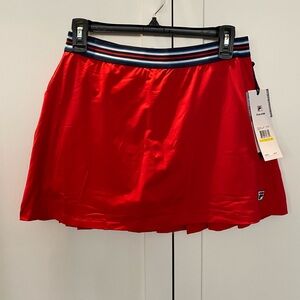 Brand New Fila Tennis Skirt - Red M Medium
